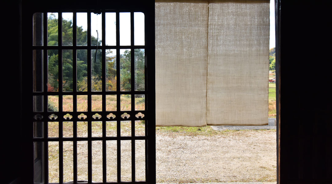 ふくべ三入り口とのれん