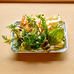 山野草そば粉天ぷら
